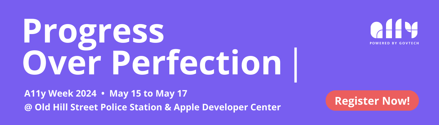 Progress over perfection: A11y Week 2024 - making websites more accessible to everyone