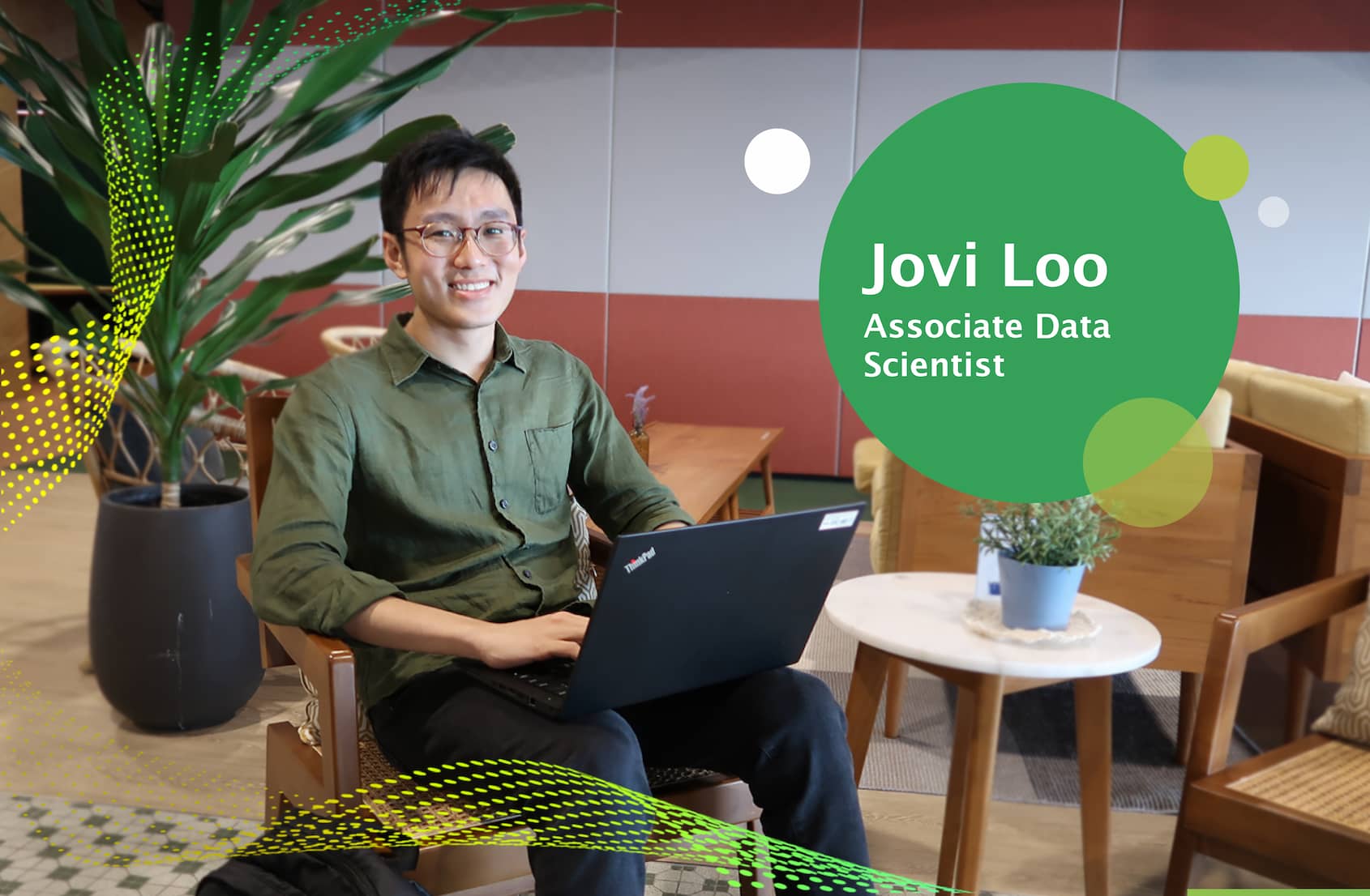 Jovi Loo - Associate Data Scientist from the TAP programme sharing what he does at GovTech