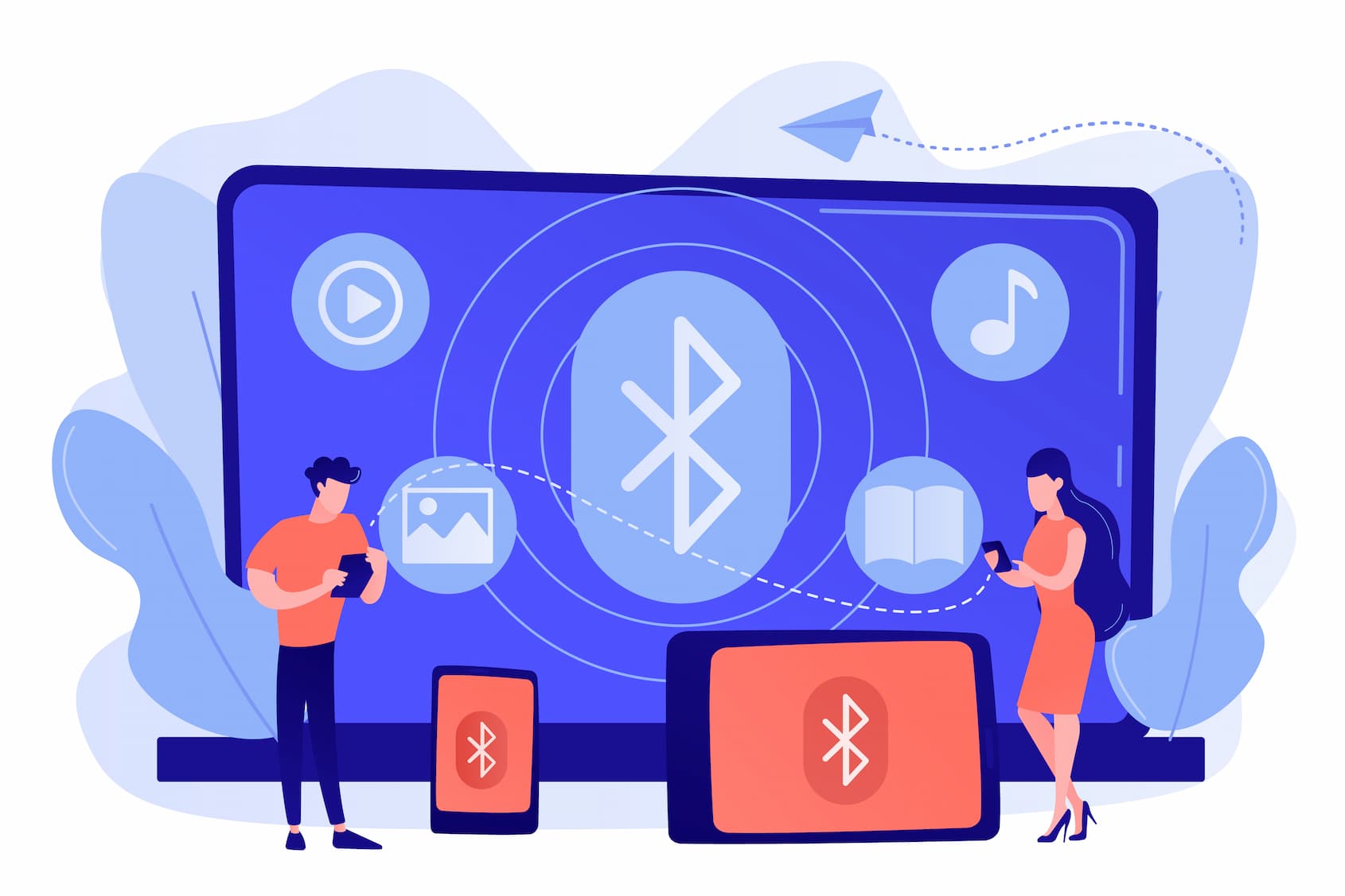 Different uses of Bluetooth technology for wireless connectivity