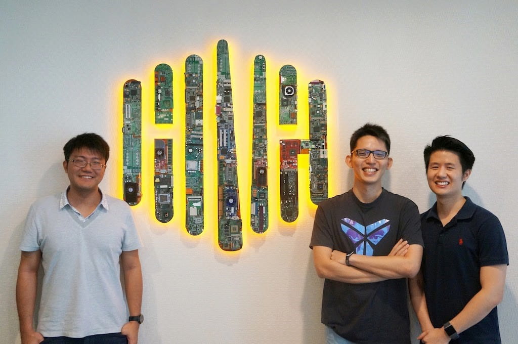 The team of data scientists at GovTech’s Data Science Artificial Intelligence Division (DSAID), from left to right: Dr Loke Gar Goei, Chin Chii Yeh and Tan Kai Wei.