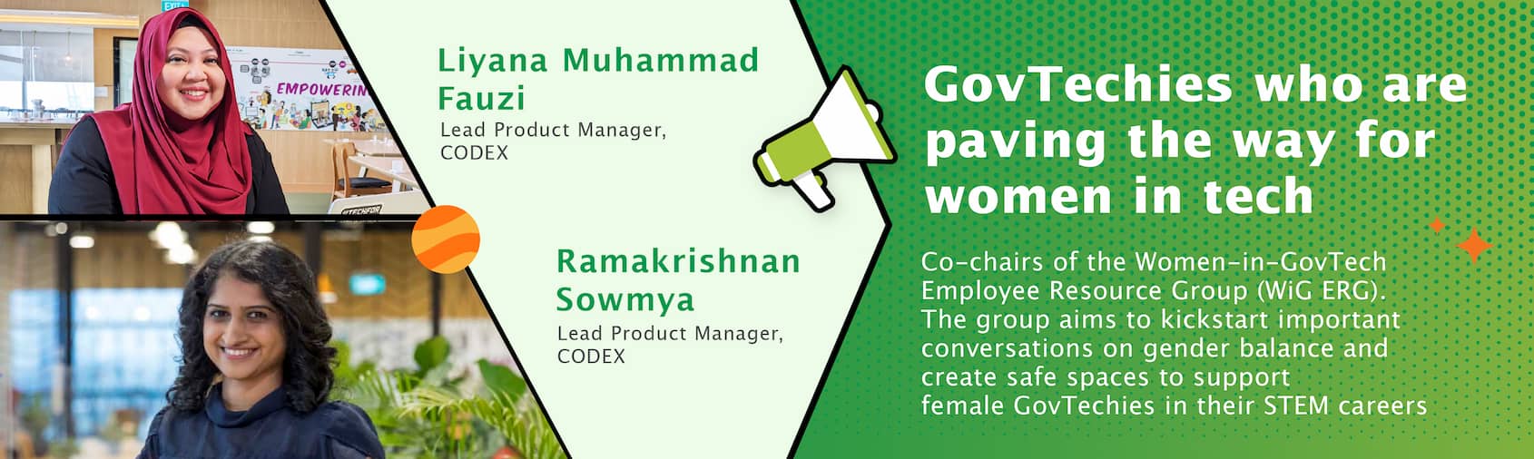 GovTechies - Lead Product Managers from the CODEX team promoting gender balance initiatives