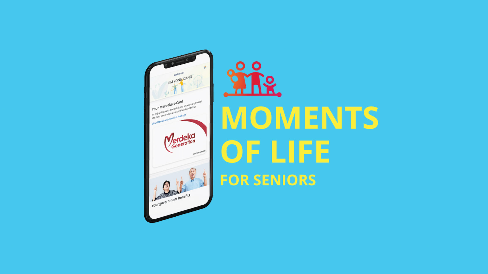 Enhanced Moments of Life app for Merdeka Generation