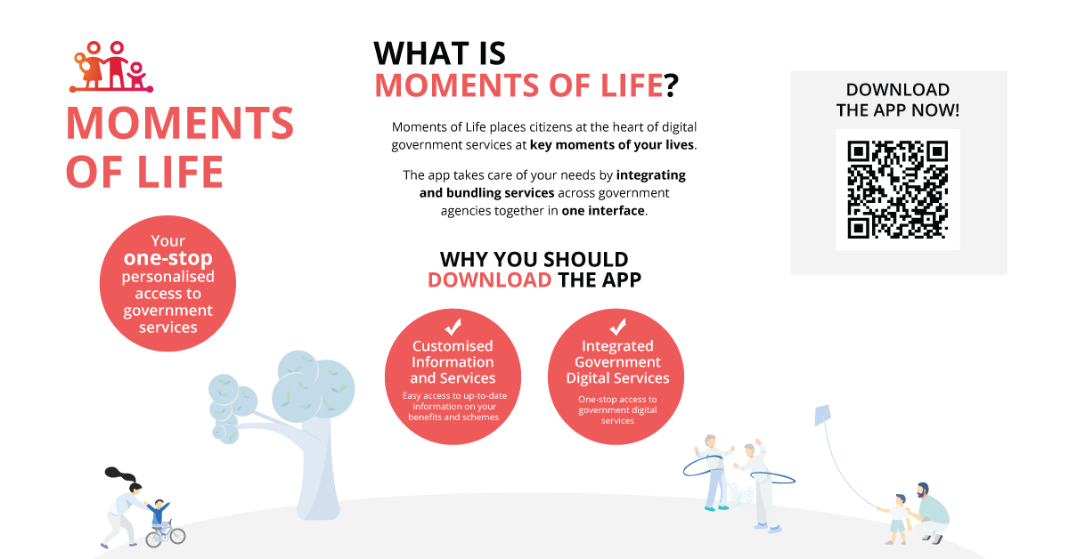 Benefits of the moments of life app and the convenience it brings to citizens