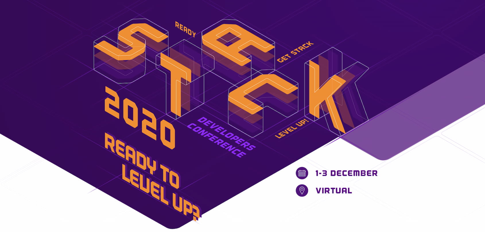 STACK 2020 banner - join this developer conference to learn more about the industry and upgrade your skills