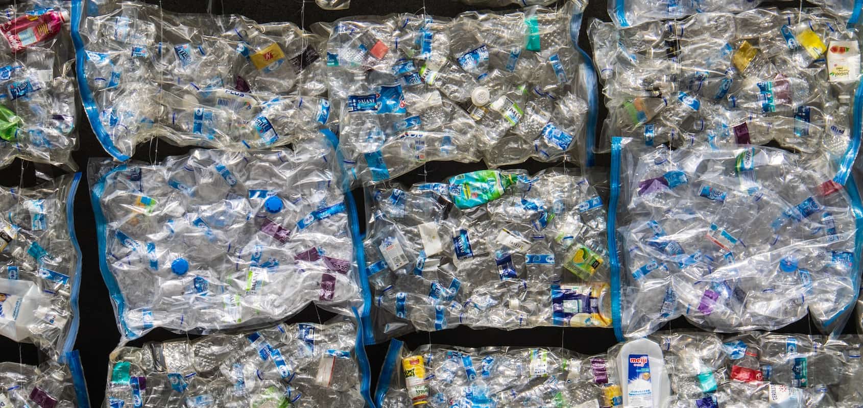 Tonnes of plastic waste in Singapore compressed into cubes