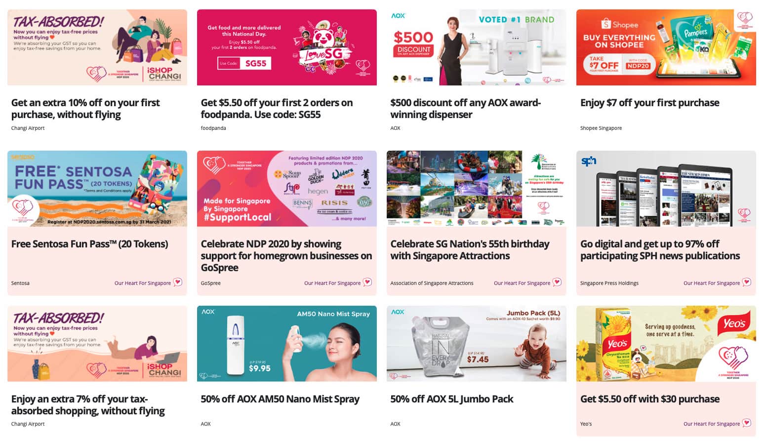 Special NDP promotions and discounts that can be found via NDP digital booklet