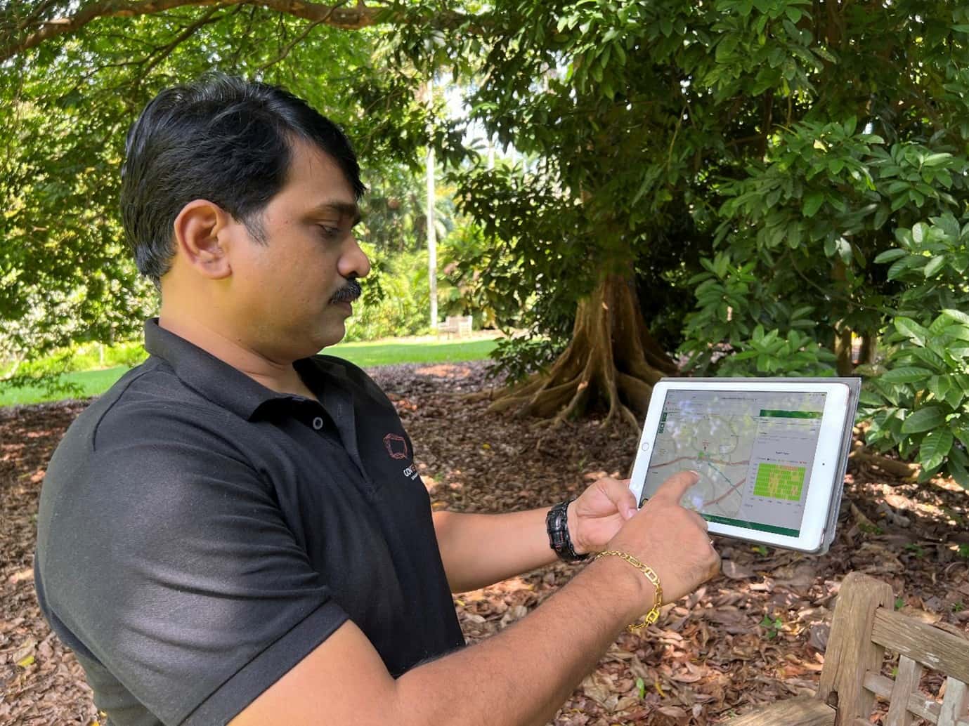 Due to high footfall, NParks collaborated with GovTech to develop a map-based public portal