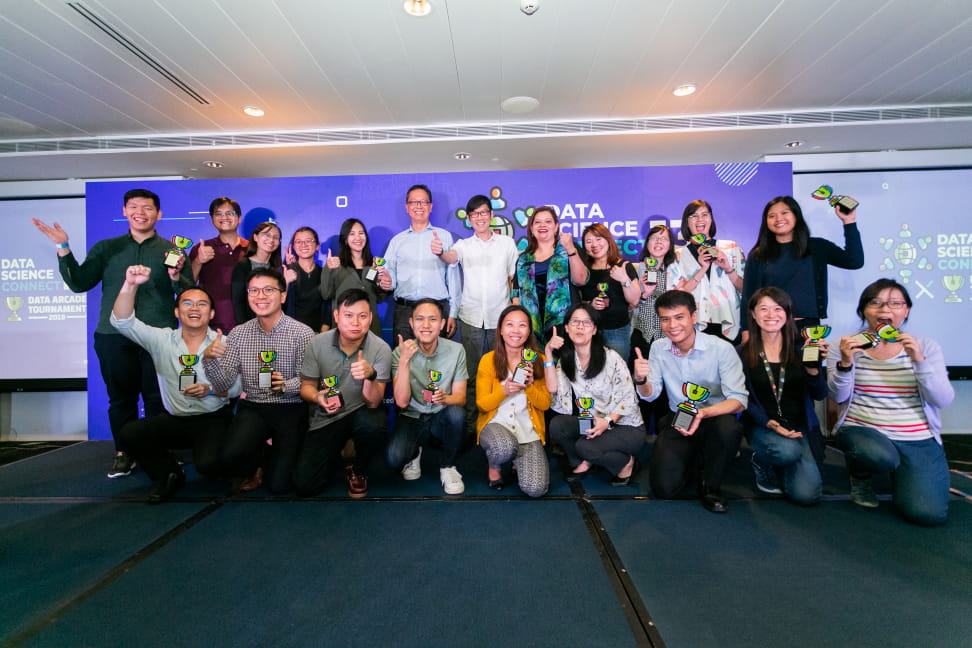 Public officers who took part in the Data Arcade Tournament 2019