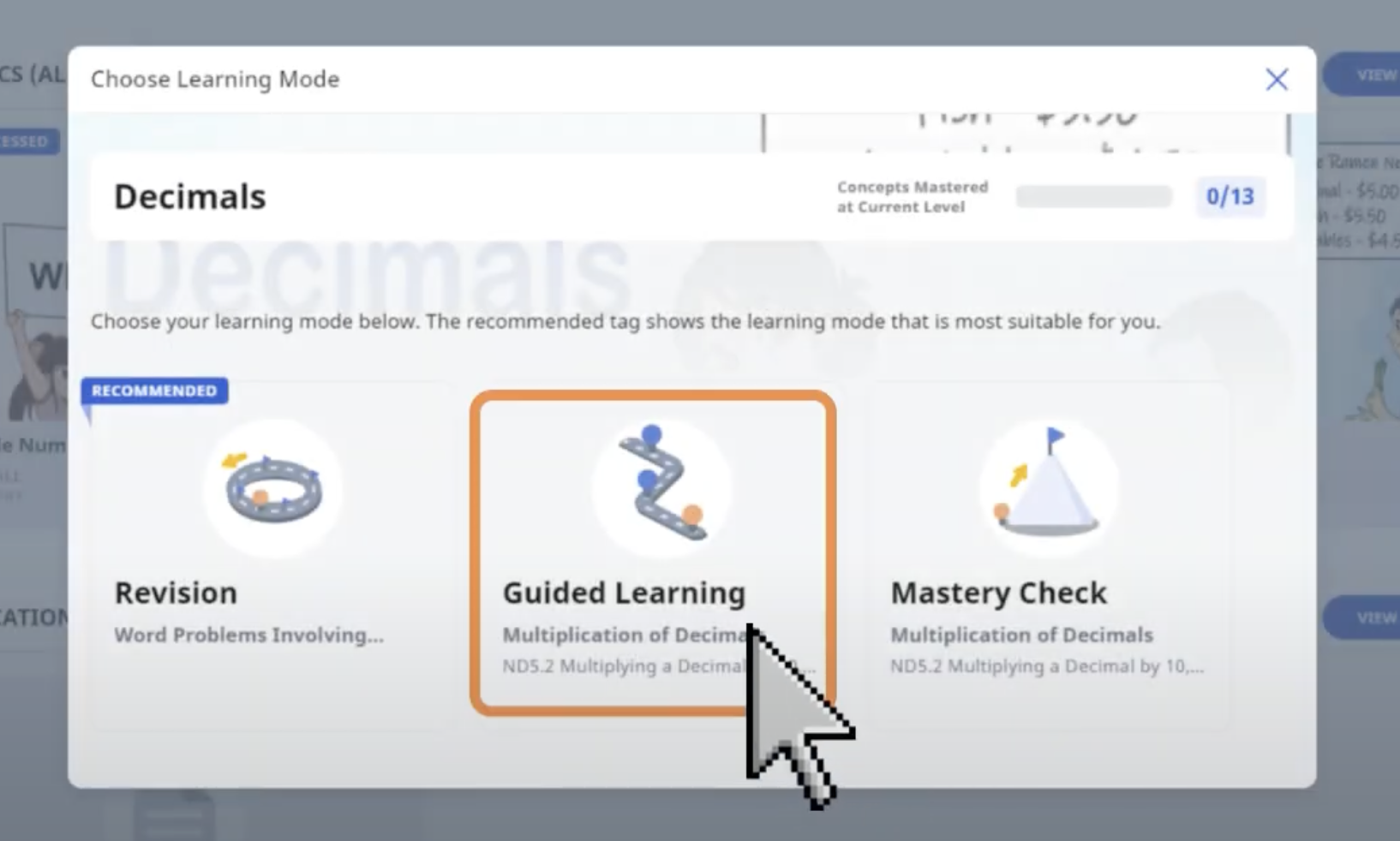 Personalised Learning for Students